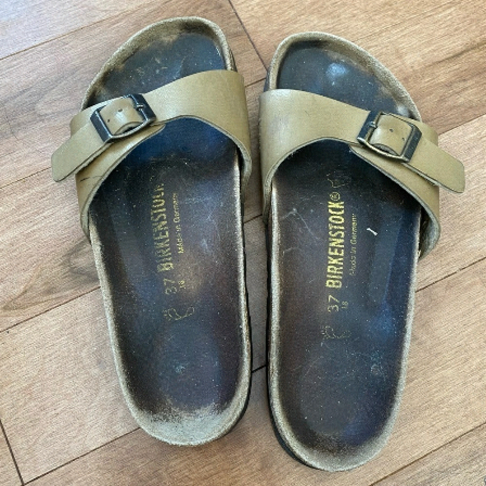 BIRKENSTOCK Women Boho Sandals in Gold Brown • size 37 • Made in Germany